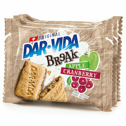 Dar-Vida Crackers Break canneberge & pomme 132g
