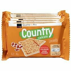 Country Crackers aux graines de lin 228g