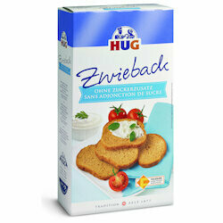 Hug Biscottes Zwieback sans sucre 250g