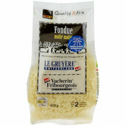 Mélange de fondue moitié-moitié 400g