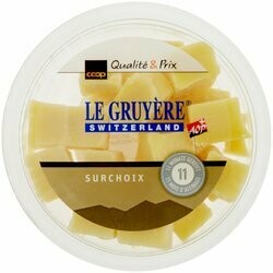 Gruyère surchoix en cubes 100g