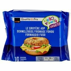 Fromage Le Gruyère en tranches 10 pièces 200g