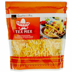 Mélange de fromage Tex-Mex râpé 250g