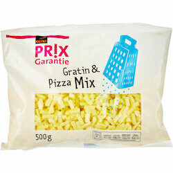 Mélange de fromages pour pizza &amp; gratin 500g