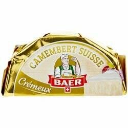 Baer Camembert à la crème suisse fromage à pâte molle 125g