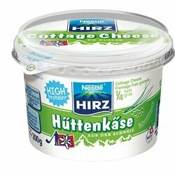 Hirz Cottage Cheese ciboulette 1/4 gras  200g