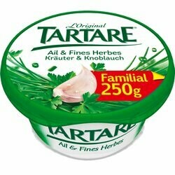 Tartare Fromage à tartiner aux herbes &amp; ail 250g