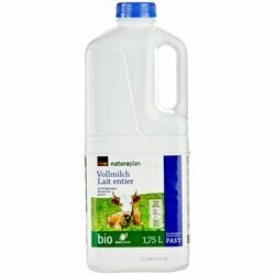 Bio Lait entier pasteurisé 3.9% gras 1.75l