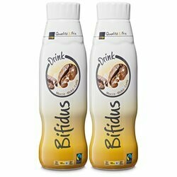Fairtrade Drink bifidus au moka 2x 500ml