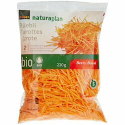 Bio Betty Bossi Carottes râpées 230g