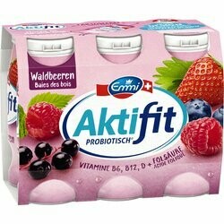 Emmi Aktifit Boissons probiotiques aux baies sauvages 6x65ml 390ml