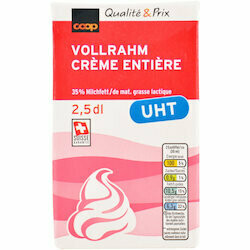 crème entière UHT 1l