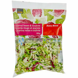 Betty Bossi Salade de scarole & chicorée rouge 150g