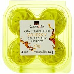 Beurre aux fines herbes Whisky 4x10g 40g