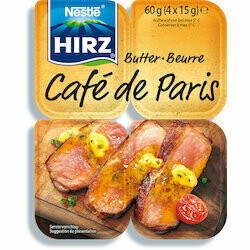 Nestlé Hirz Beurre café de Paris 4 portions 60g