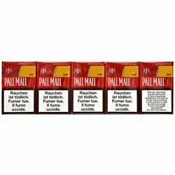 Pall Mall Cigarettes avec cartouches Red Box Edition limitée