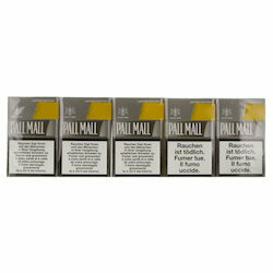 Pall Mall Cigarettes avec cartouches Silver Box Edition limitée 10pce