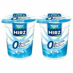 Hirz Yogourt nature 0% gras 2x180g