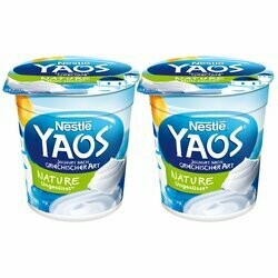 Yaos Yogourts grecs nature 2x150g