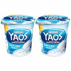 Yaos Yogourts grecs nature 2x150g
