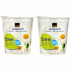 Free From Yogourts nature sans lactose 2x180g