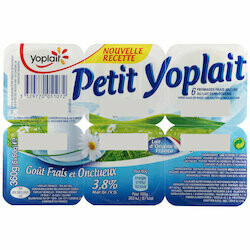 Petit Yoplait Sérés nature 3.8% gras 6x60g 360g