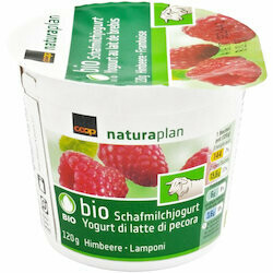 Bio Yogurt au lait de brebis à la framboise 120g