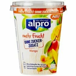 alpro Yogourt au soja à la mangue sans sucre ajouté 400g