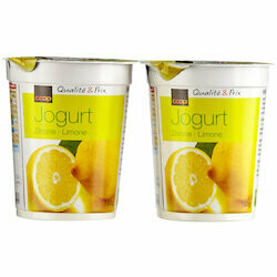 Yogourts au citron 2x180g