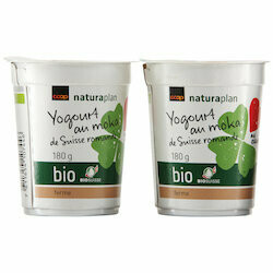 Bio Yogourts au moka ferme région romande 2x180g