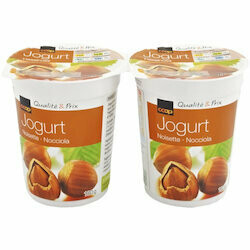 Yogourts aux noisettes 2x180g