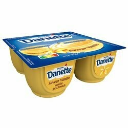 Desserts à la vanille Danette 4x125g 500g