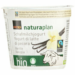 Bio Fairtrade Yogourt au lait de brebis à la vanille 120g