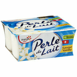 Yoplait Yogourts Perle de lait à la vanille 4x125g 500g