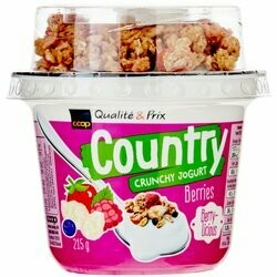 Country Muesli Crunchy au yogourt & baies 100g