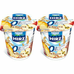 Hirz Yogourts au birchermuesli 0% gras 2x180g