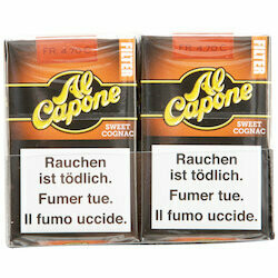 Al Capone Cigarillos Filter Sweet Cognac (Cartouche ou Paquet)