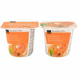 Séré lait écrémé aux abricots 2x125g 250g