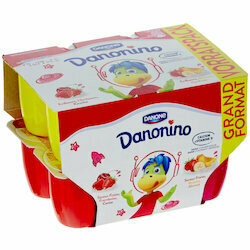 Danone Danonino Sérés à la fraise, cerise &amp; framboise 12x50g 600g