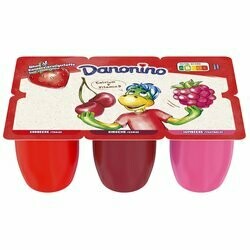 Danone Danonino Sérés à la fraise, cerise &amp; framboise 6x50g 300g