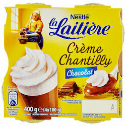 La Laitière Viennois au chocolat 4x100g 400g