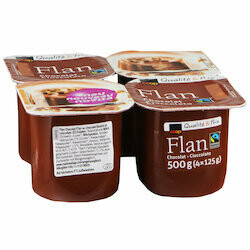 Fairtrade Flans au chocolat 4x125g 500g