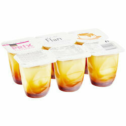 Flan à la vanille &amp; caramel 6x100g