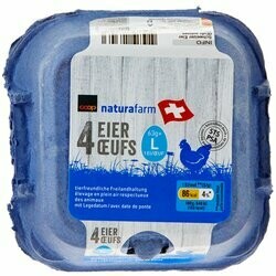 Oeufs élevage en plein air 63g+ 4 pièces