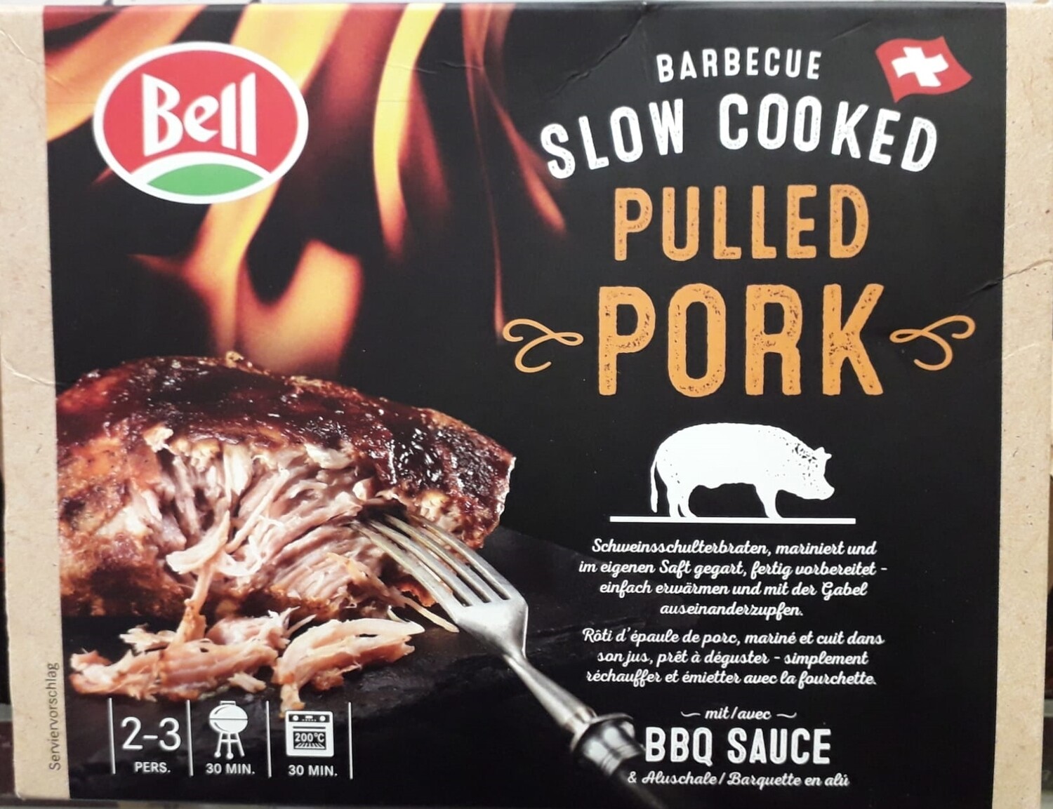 Bell BBQ Pulled Pork env. 621g