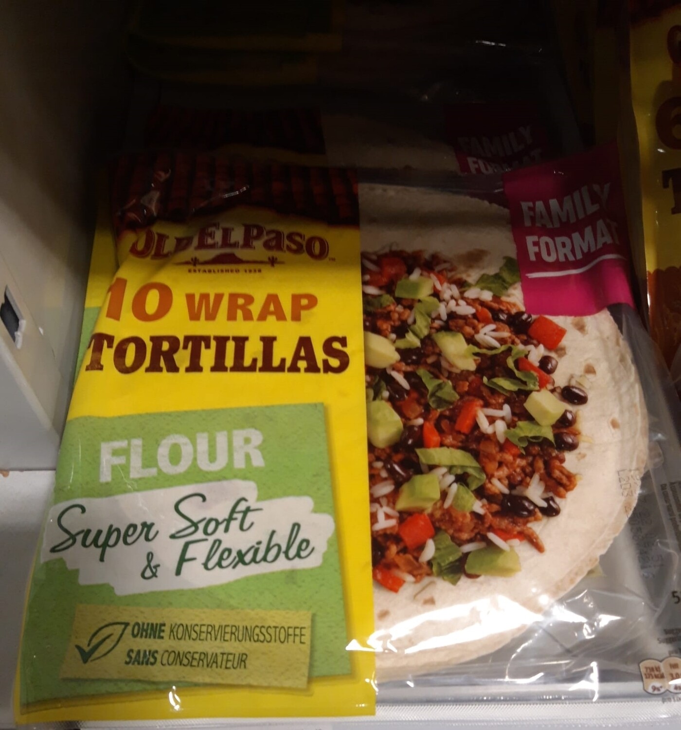 Old El Paso Fam. Wrap   580g