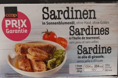 Sardine à l&#39;huile 90g