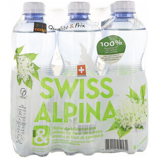 Swiss Alpina eau minérale saveur Fleur de Sureau