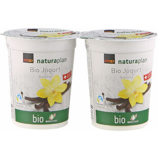 Bio Max Havelaar yogourt Vanille 2x180g