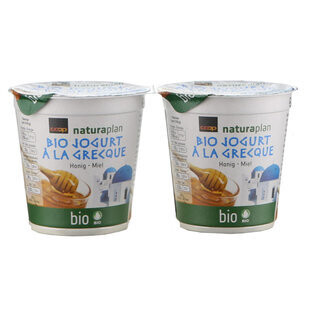 Bio Yogourt à la Grecque Miel 2x150g